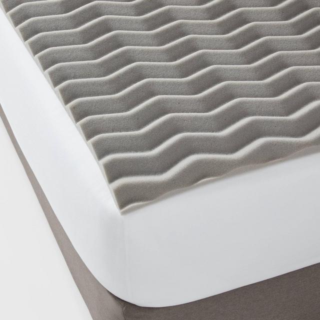 Queen 1.5" Reversible Memory Foam Mattress Topper - Room Essentials™