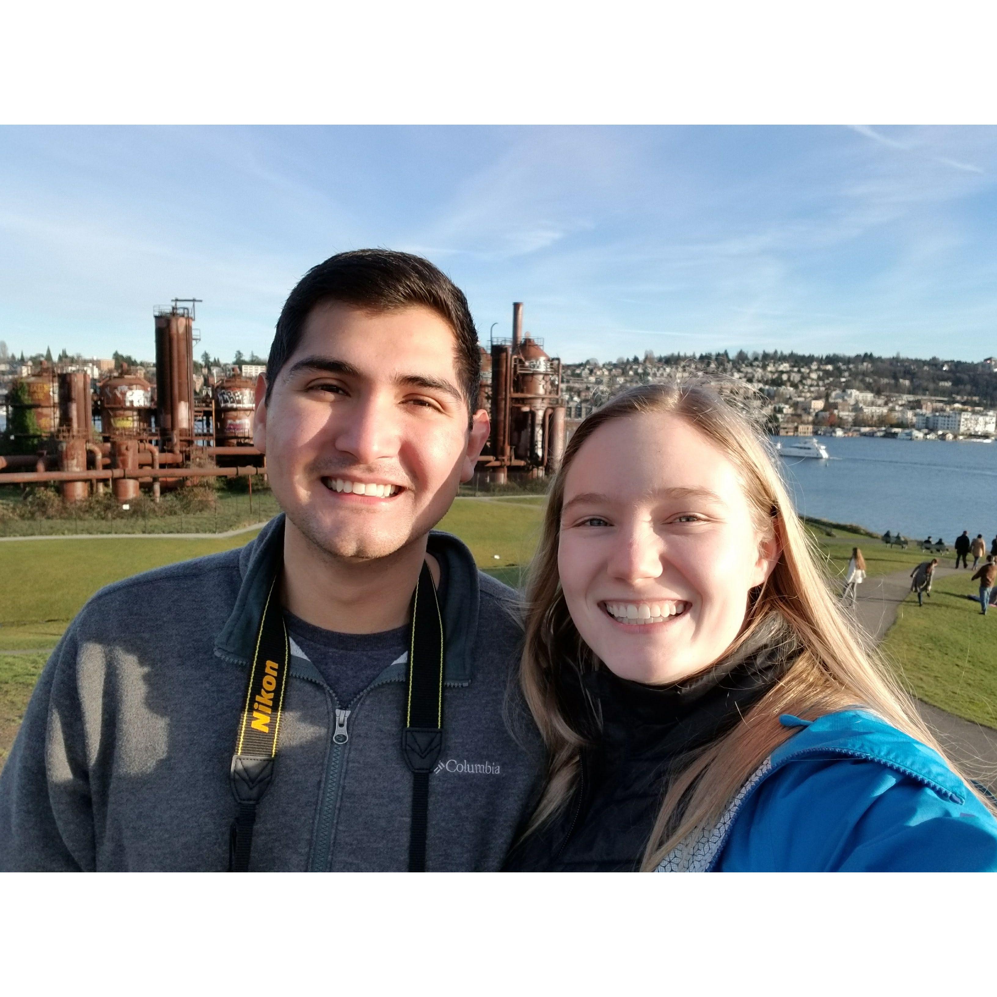 Gasworks Park, Seattle, December 2017.