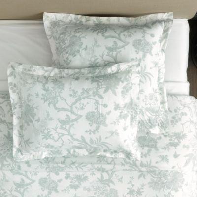 JARDIN TOILE SHAM- GREY/KING