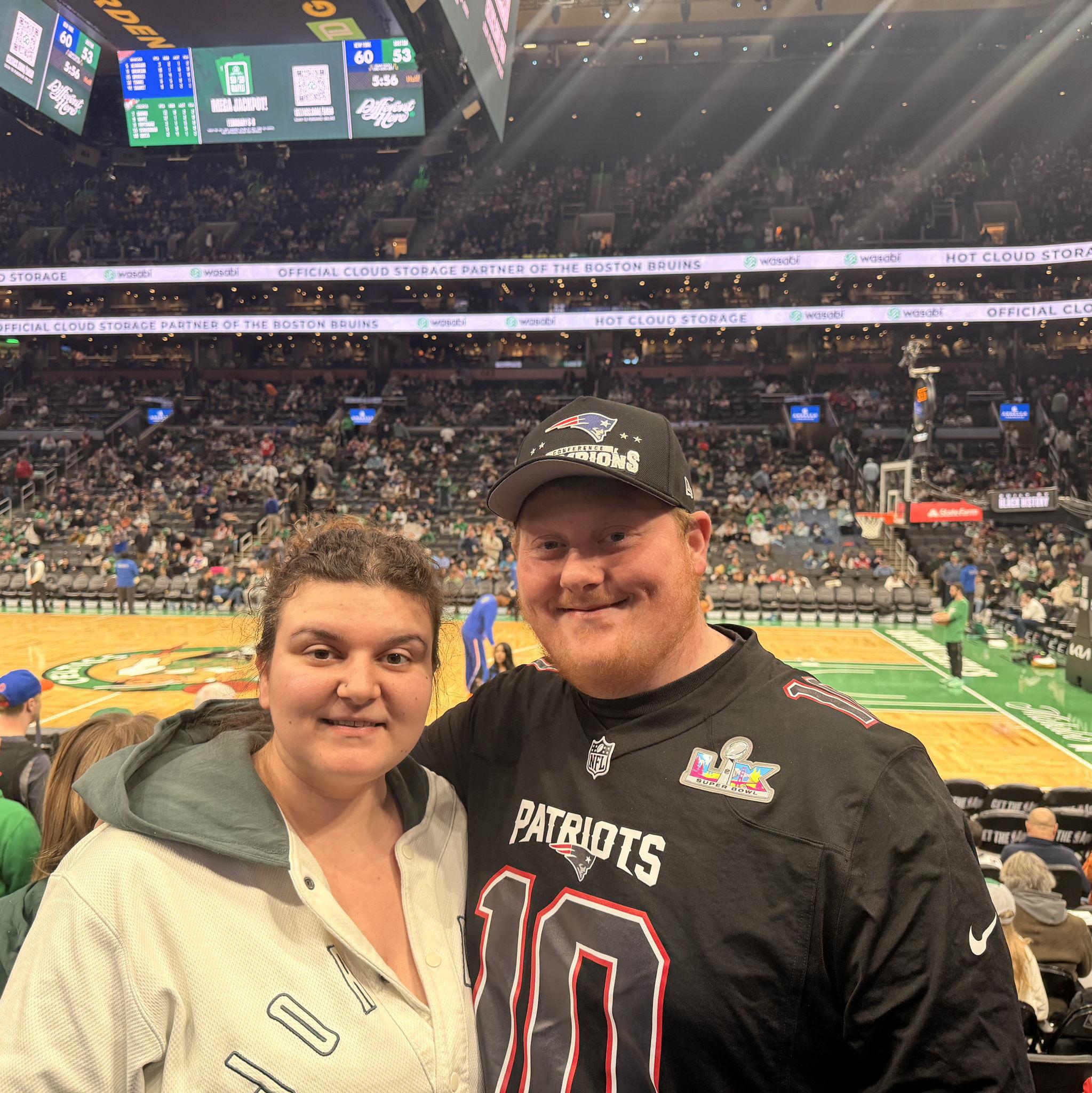 BEST Celtics seats we had to date!