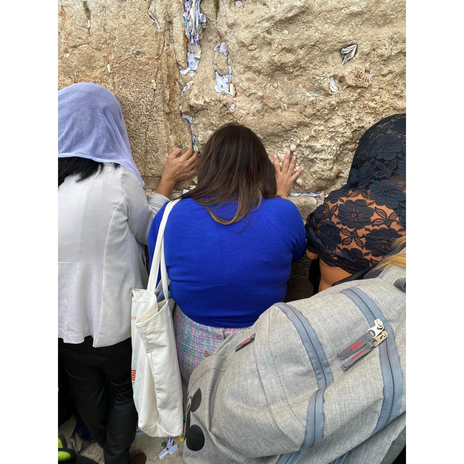 Praying for God to send me my husband at the western wall. (2021)