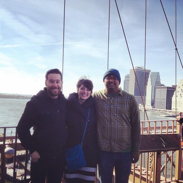 Walking the Brooklyn Bridge with Adam