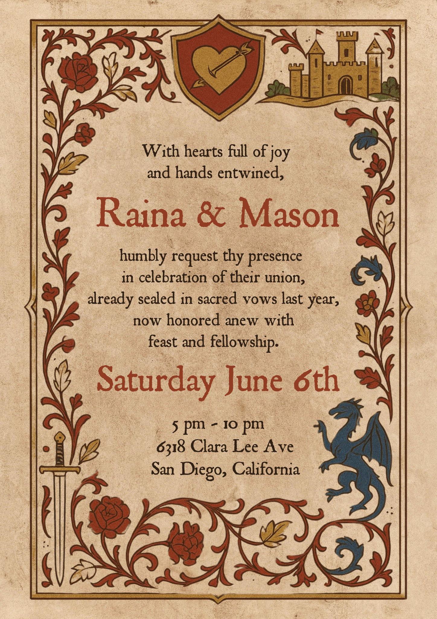 The Wedding Website of Raina Kratz and Mason Kratz