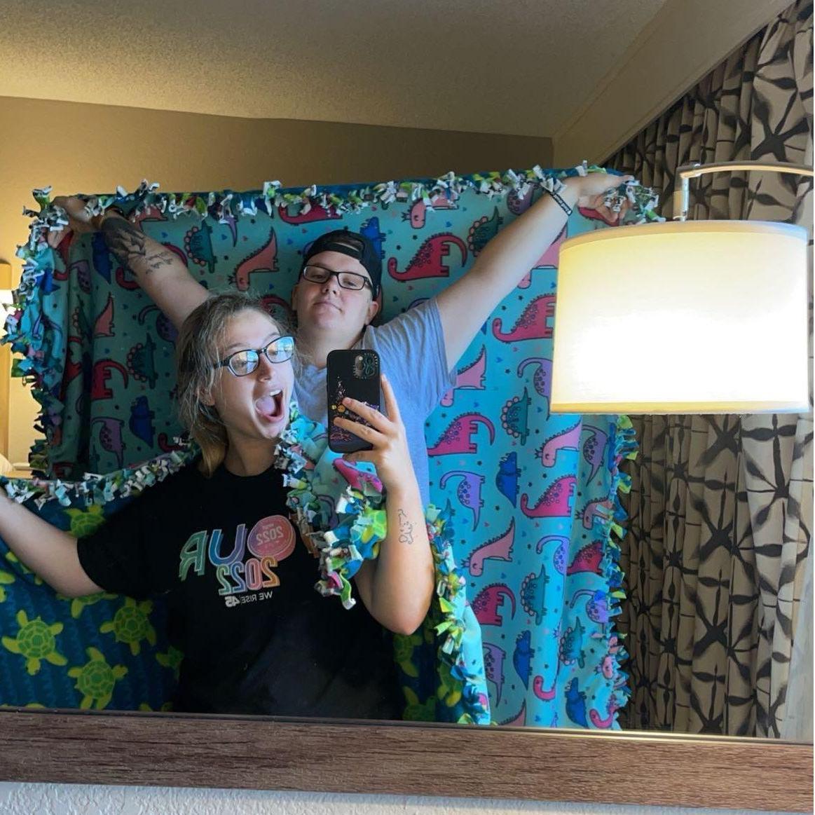 June 28th, 2022: Matching blanket trend!