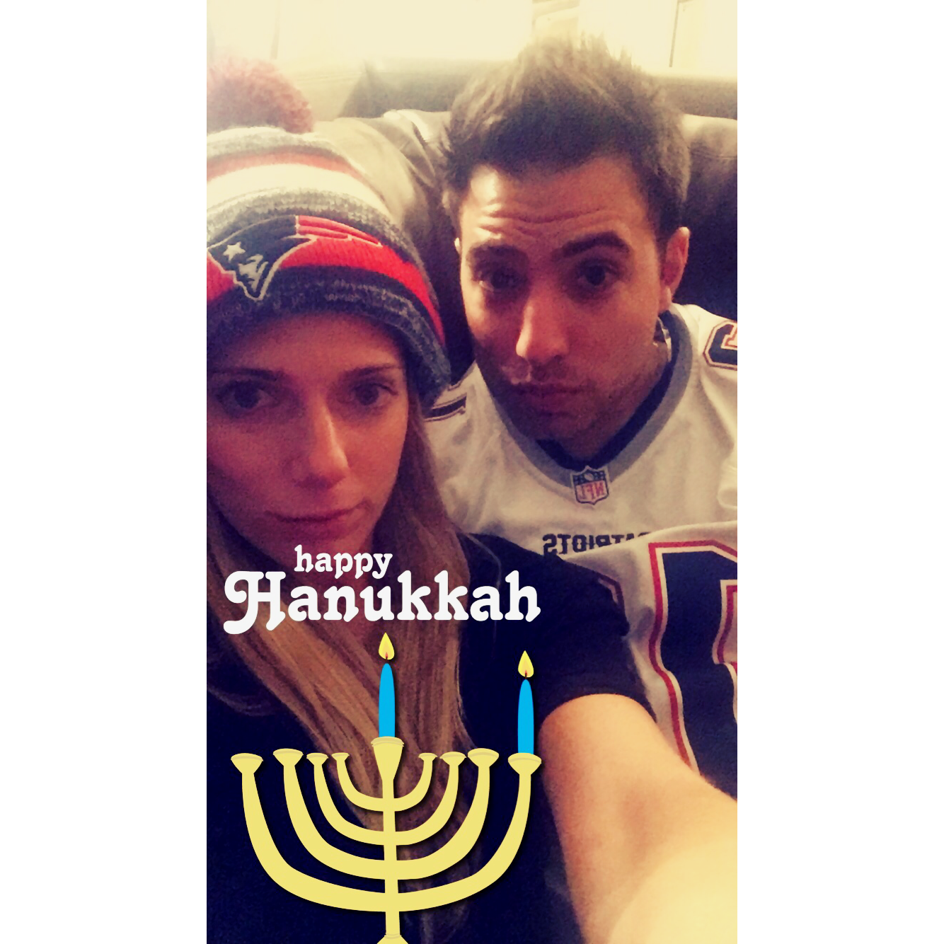 The first Hanukkah.