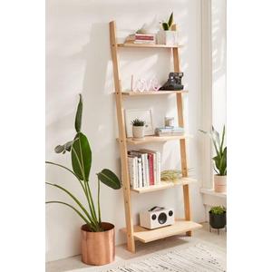 Leaning Book Shelf - Brown