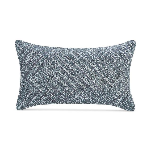 Hotel Collection Composite Embroidered Decorative Pillow, 14" x 24", Created For Macy's