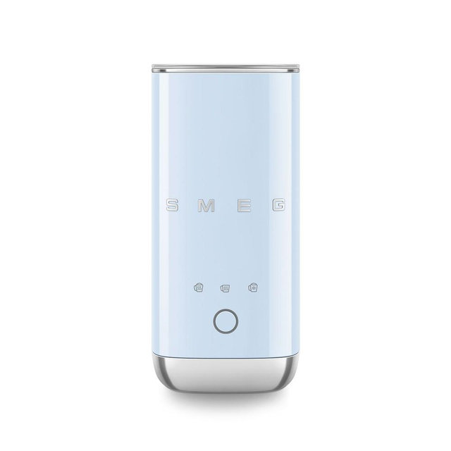 SMEG Mini Milk Frother, Pastel Blue