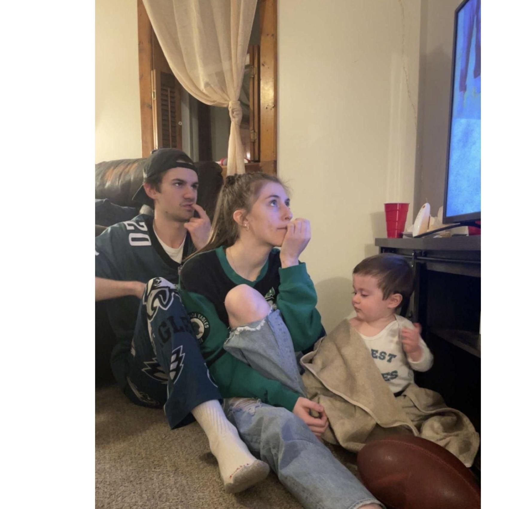 Stressfully watching Super Bowl 57