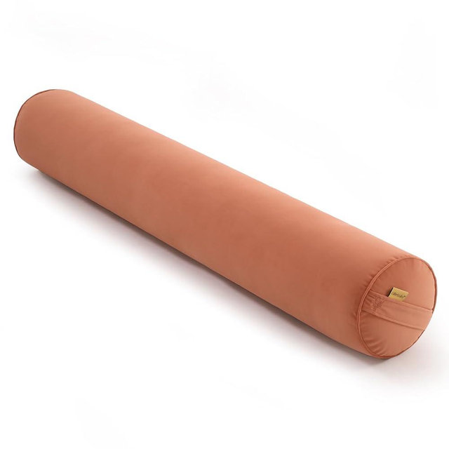 Ailuteie Body Pillow for Adults,Long Round Pillow,Big Cylindrical Pillow,Large Full Bolster Pillows for Side Sleepers (Amber Orange, 39"*7.87")