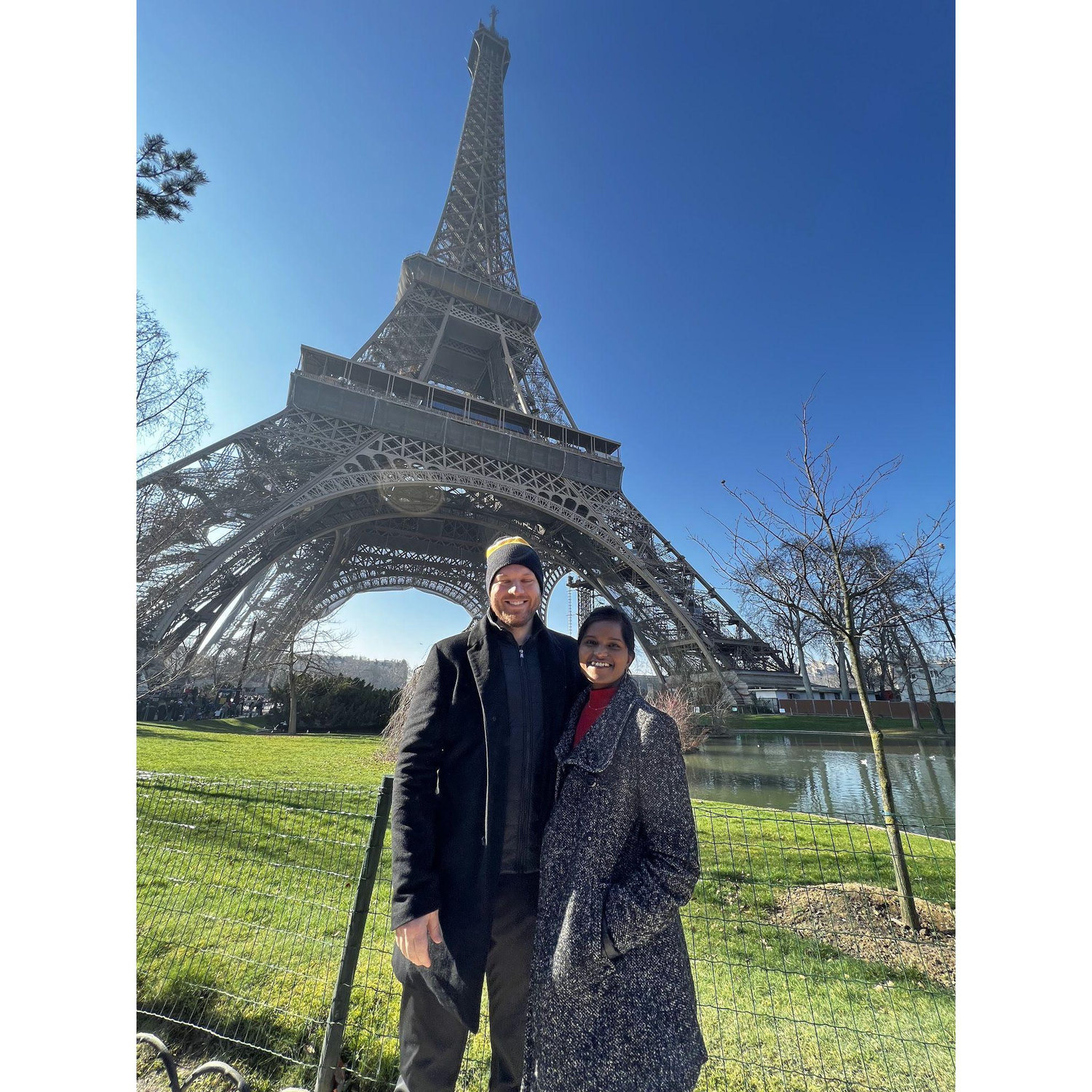 Couldnt ask for a better Valentine's day at the Eiffel Tower