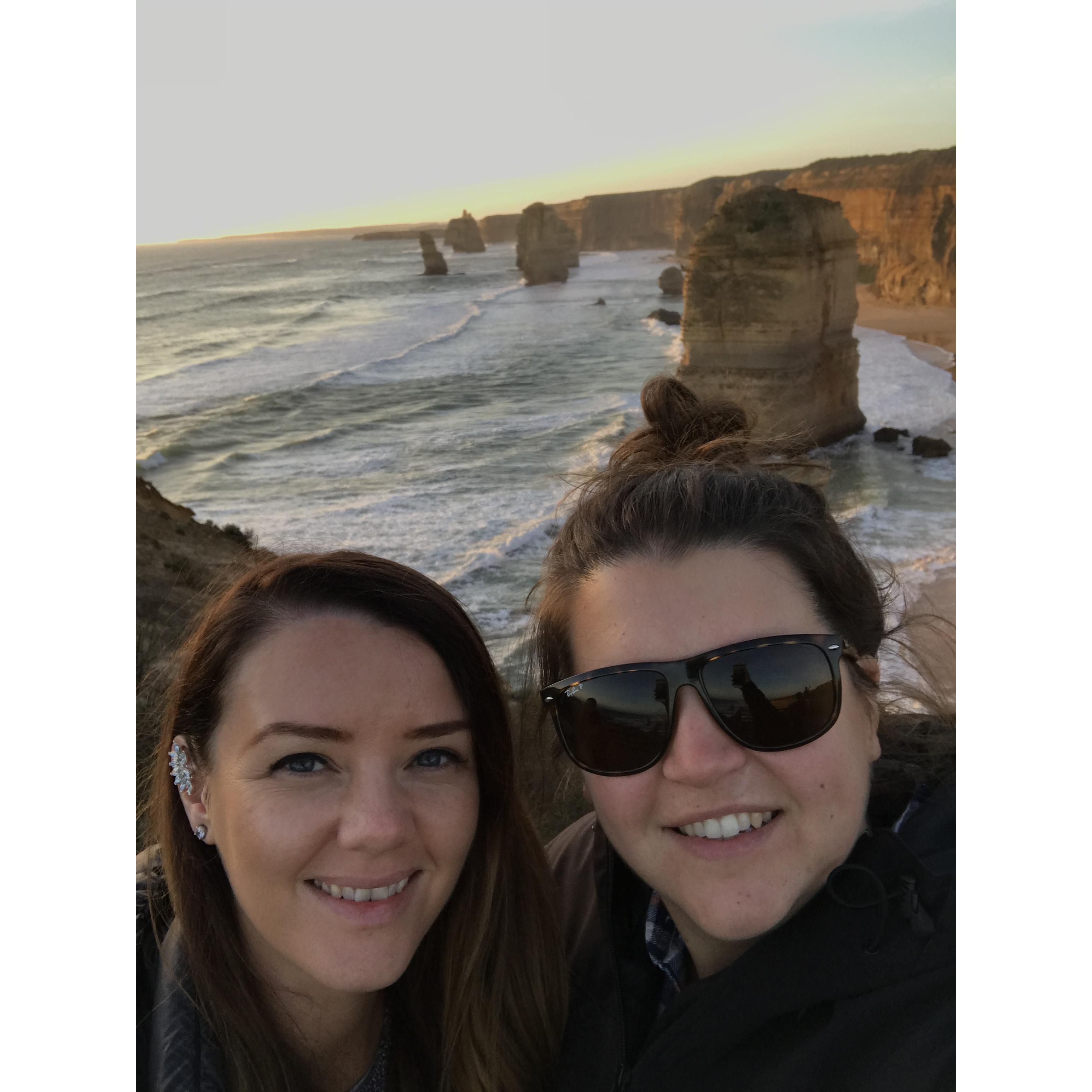 we caught the 12 Apostles at sunset!