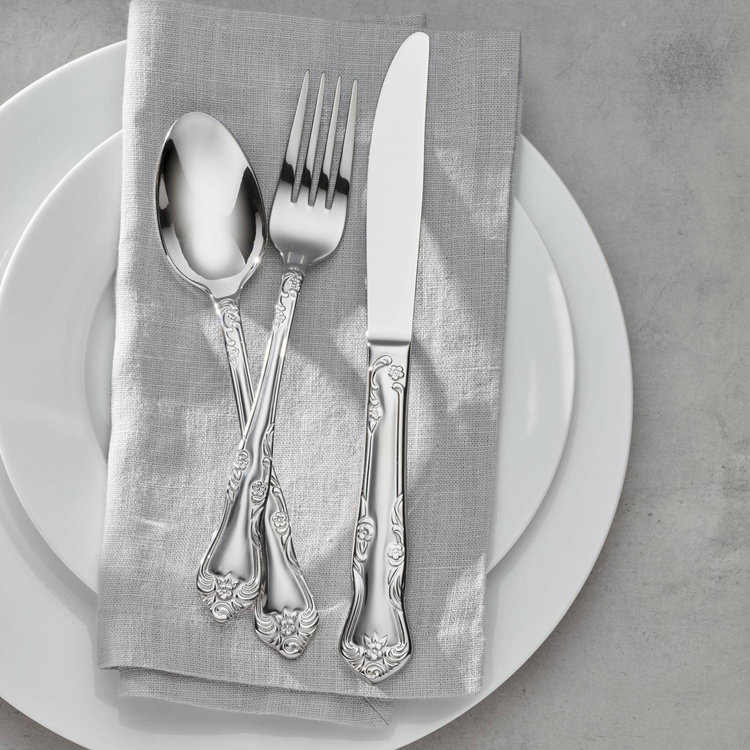Oneida, Azalea 20-Piece Everyday Flatware Set, Service For 4 | Zola