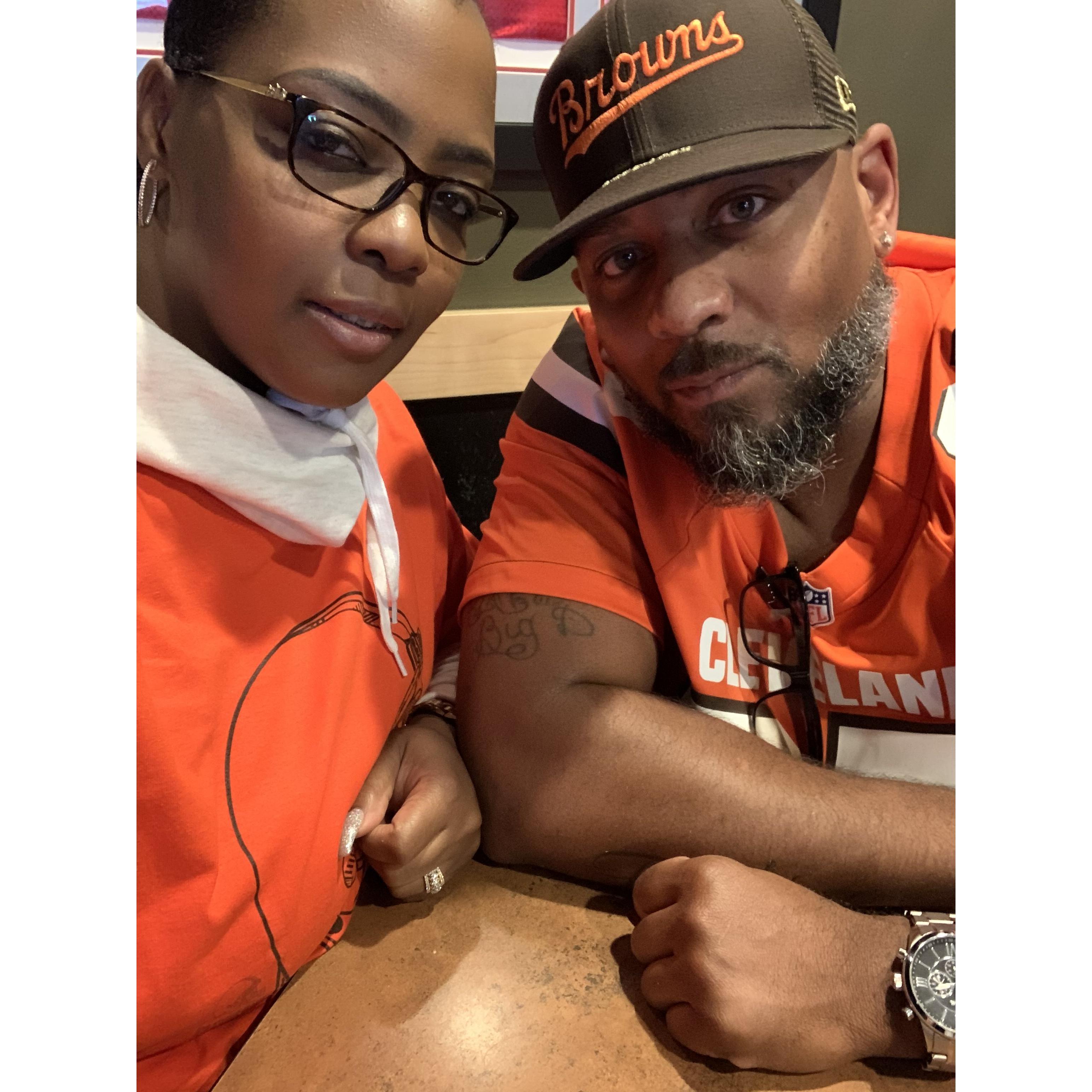 Since I'm his biggest fan, I am trying to become a Browns fan!