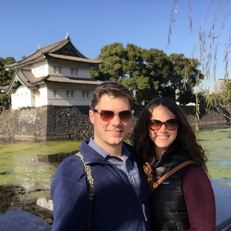 We went to Japan together for our first international vacation as a couple.