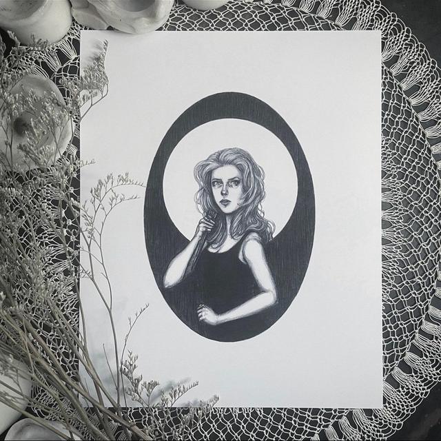Buffy - Fine Art Print - Buffy the Vampire Slayer - Dark Art - Gothic Illustration