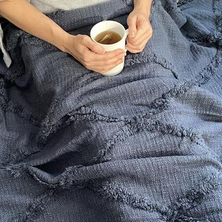 Farmhouse Living Aspen Diamond Tufted Blanket Throw