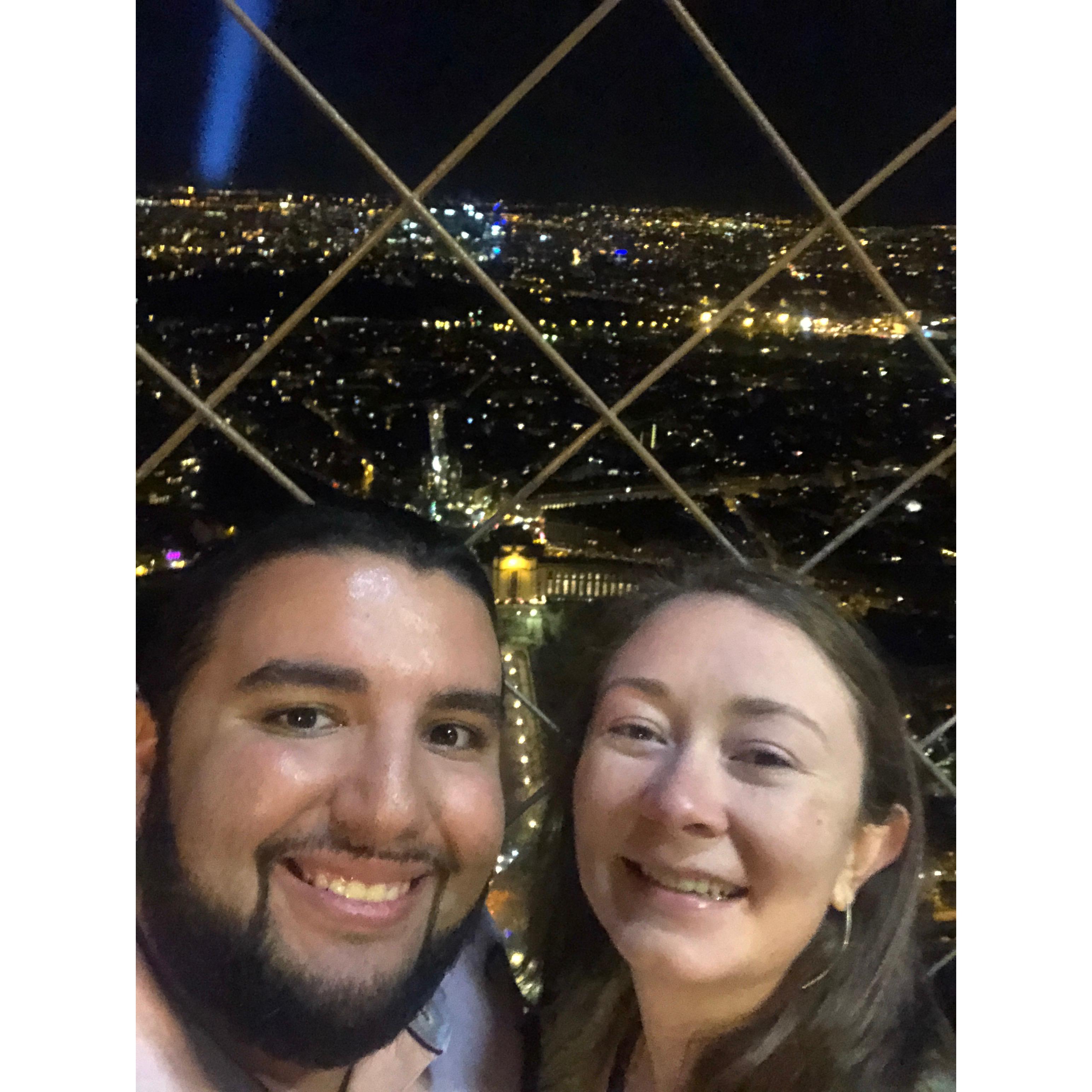 Eiffel Tower at night