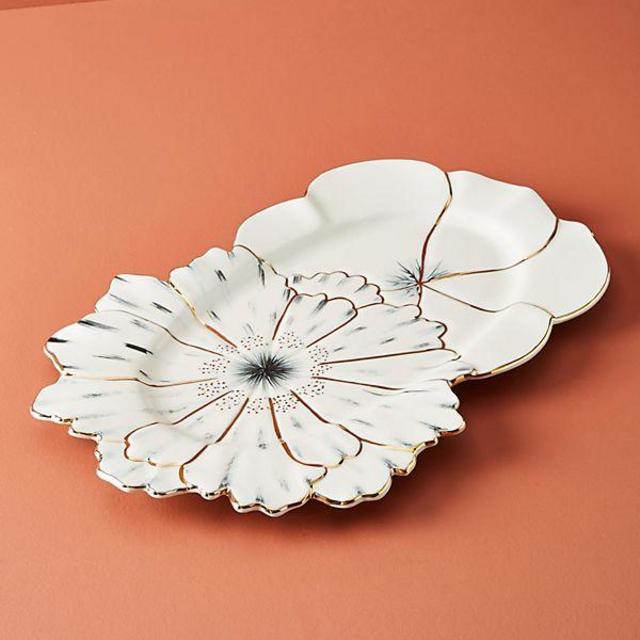 Papetal Floral Serving Platter