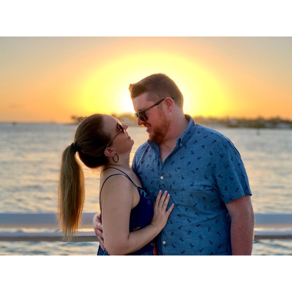 The most magical sunset for Shaun's 32nd birthday in Key West