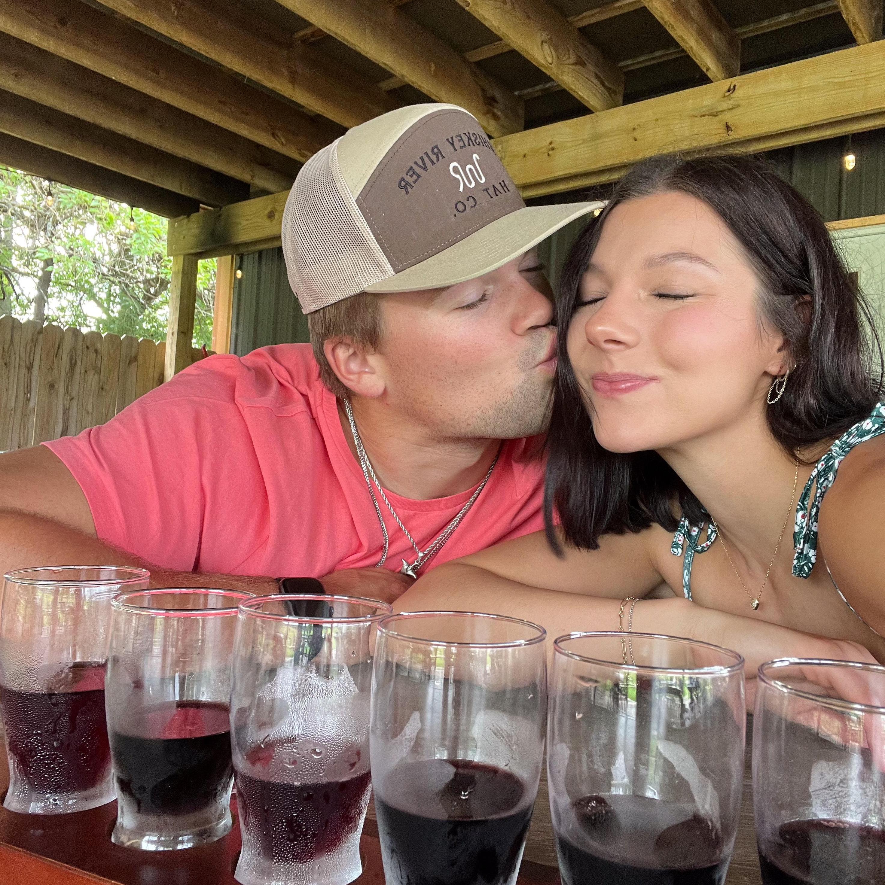 Our first winery date!