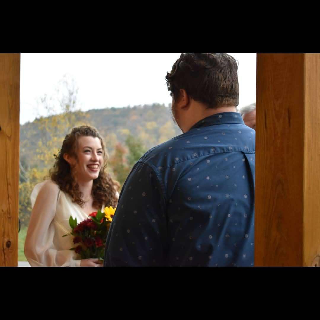 Our small ceremony on Oct 15, 2020
