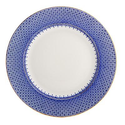Mottahedeh Dinner Plate, Blue Lace