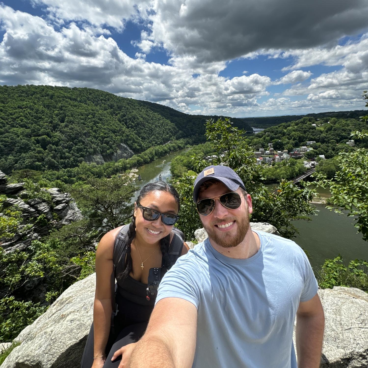 After 3 hrs of hiking Harper’s Ferry