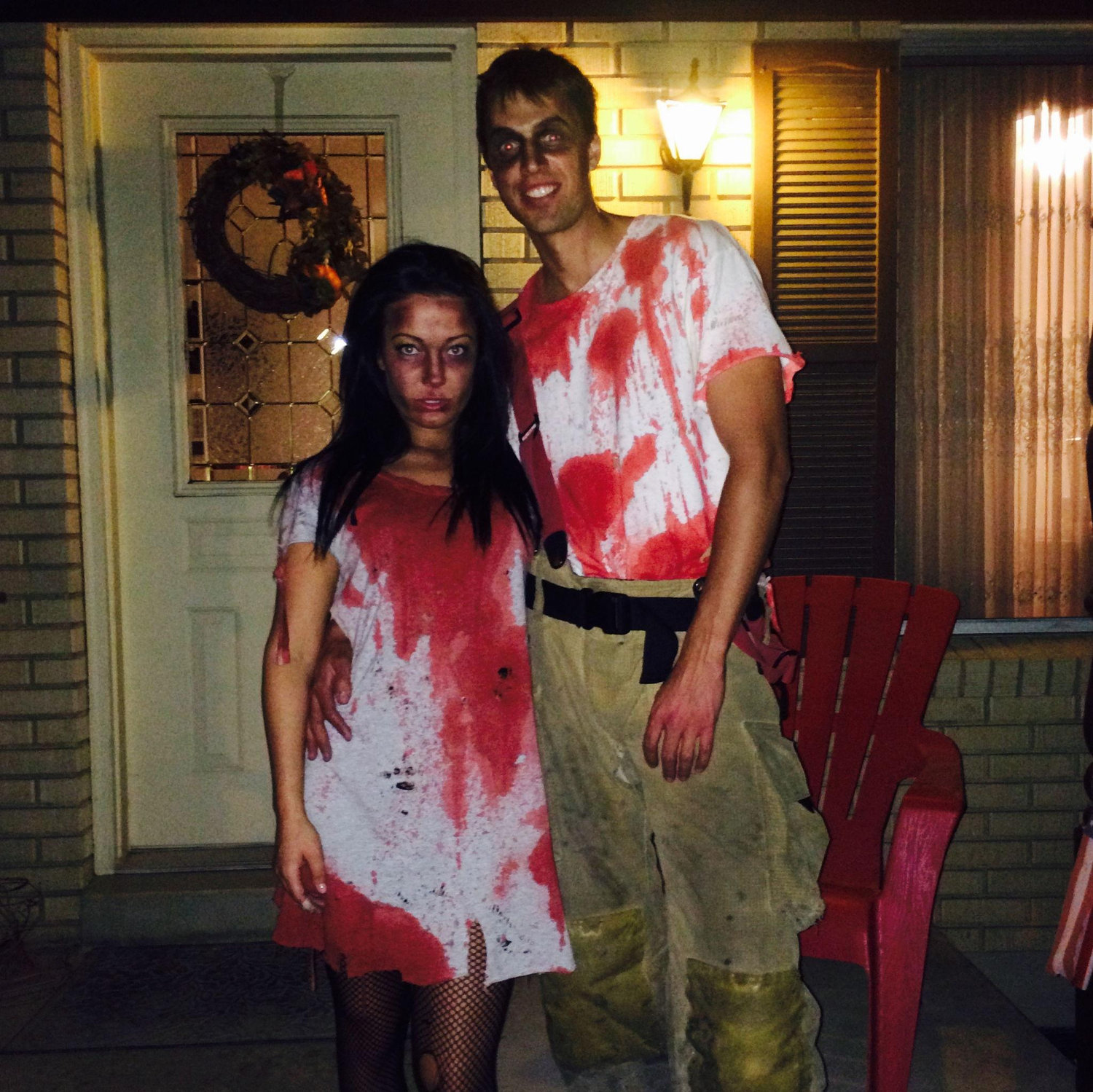 The first photo I found of us