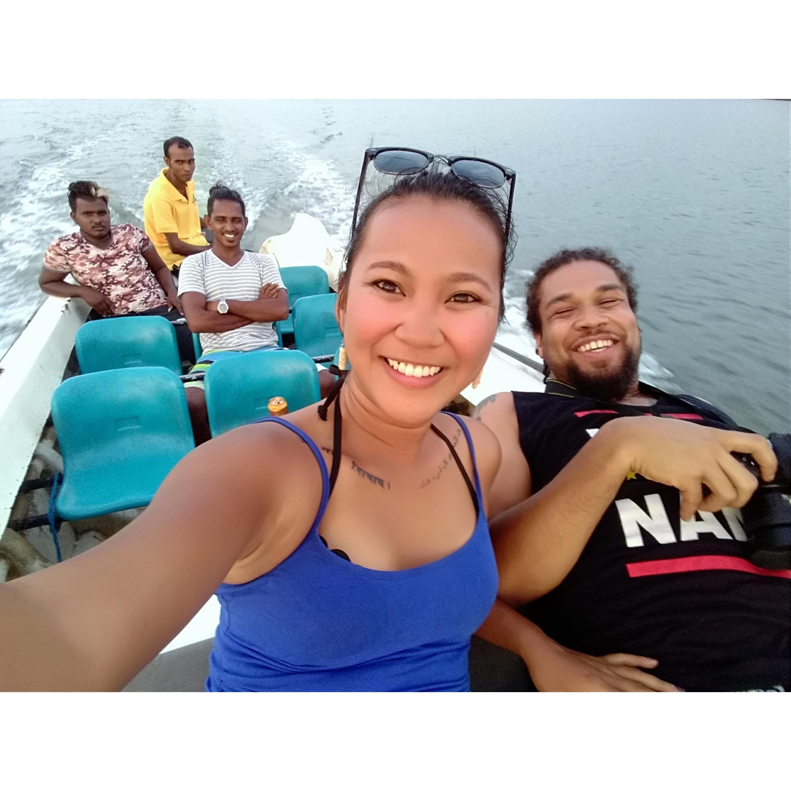 Boat ride in Sri Lanka!