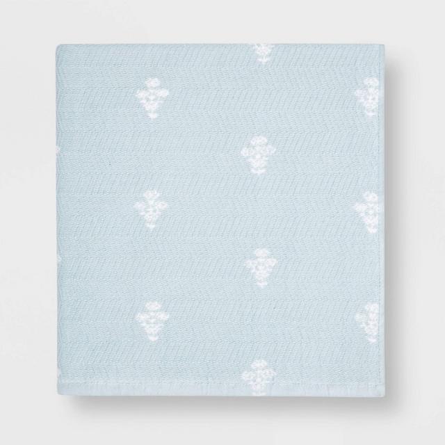 Flat Woven Bath Towel Aqua - Threshold™