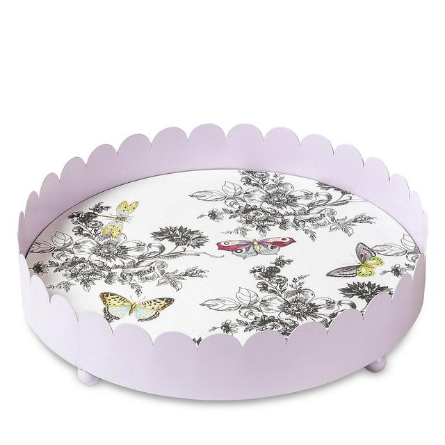 MacKenzie-Childs Butterfly Toile Tray