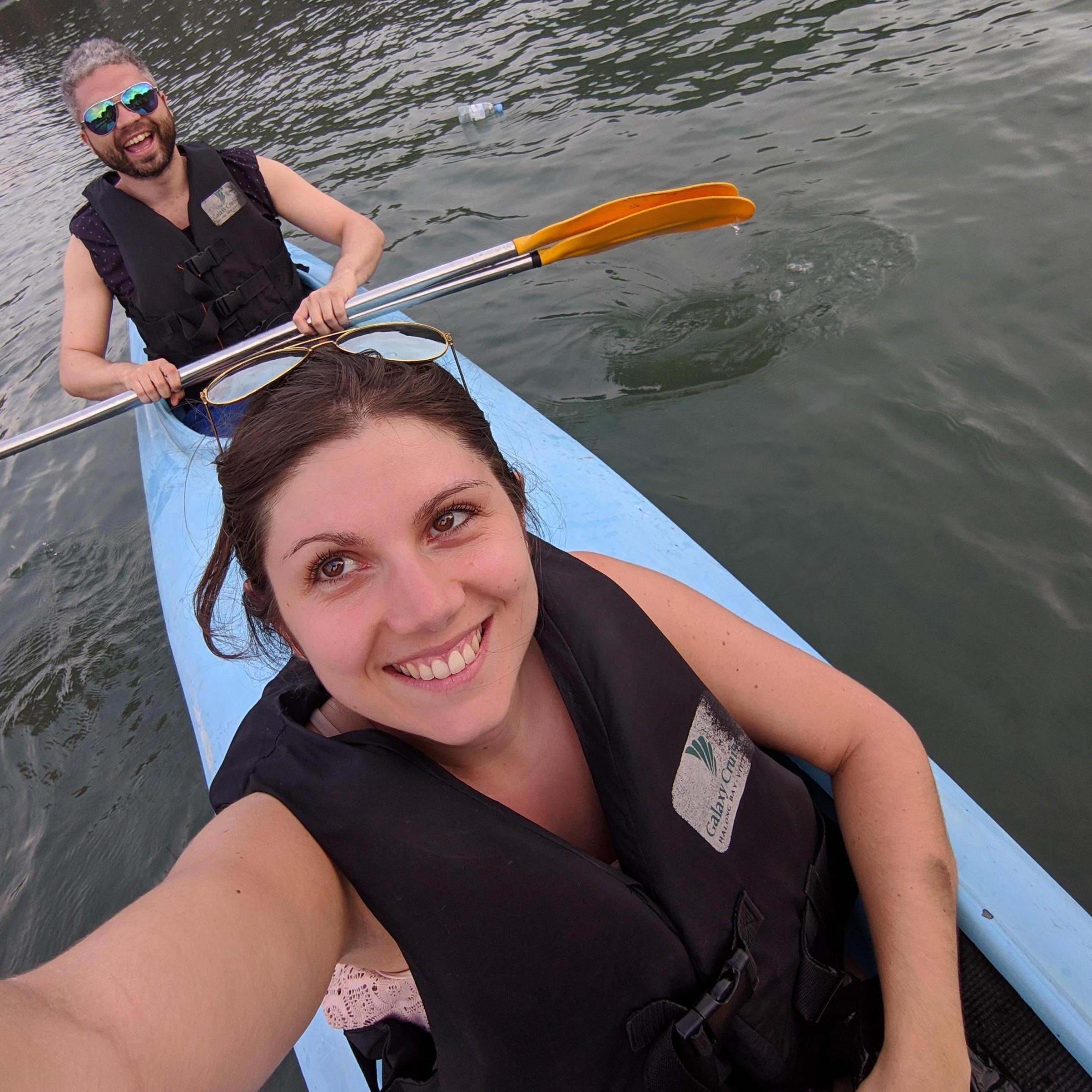 Kayaking in Halong Bay, Vietnam