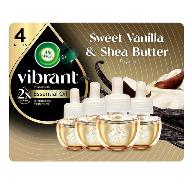 Air Wick Scented Oils 0+4 Refill Sweet Vanilla & Shea Butter