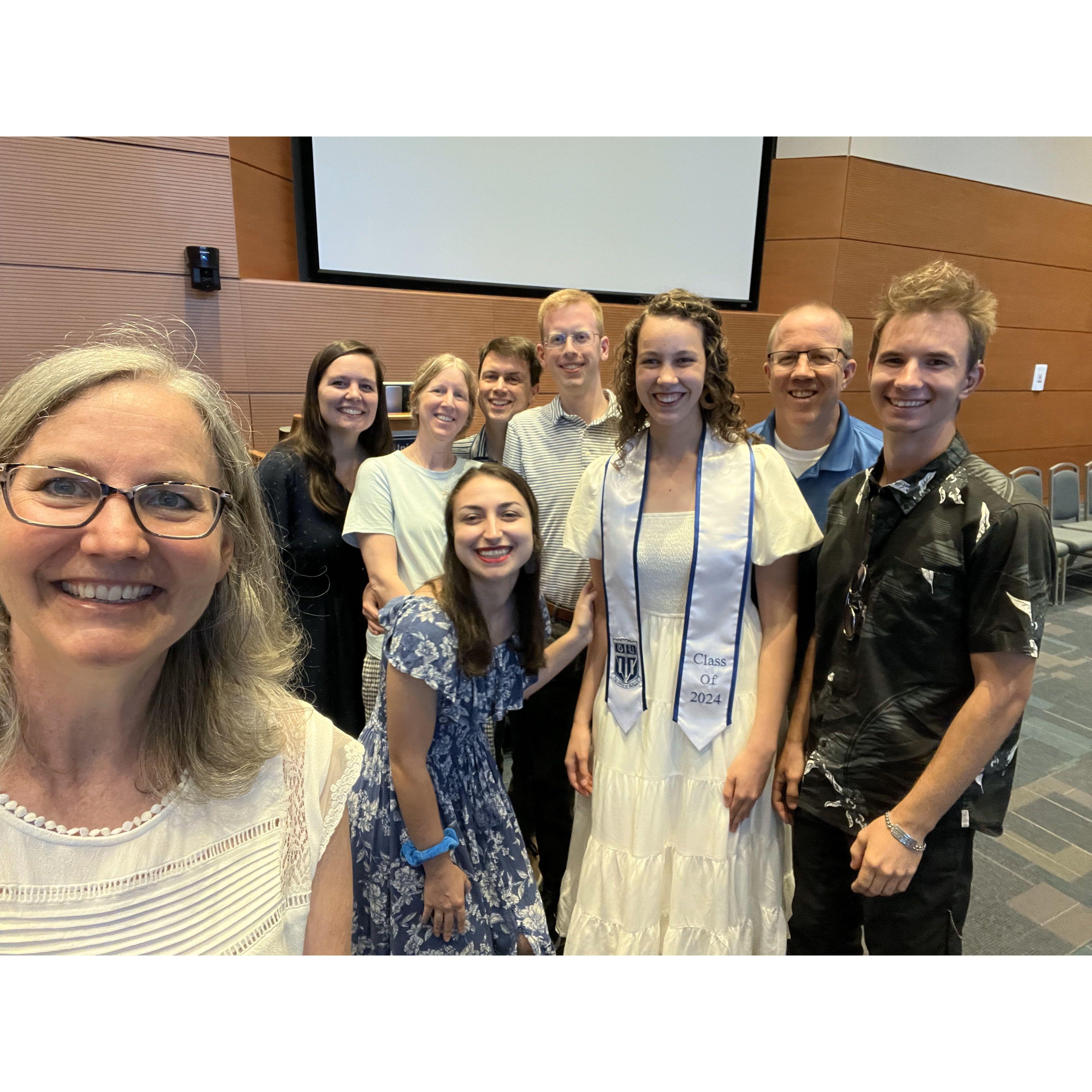 Anna Lise's graduation