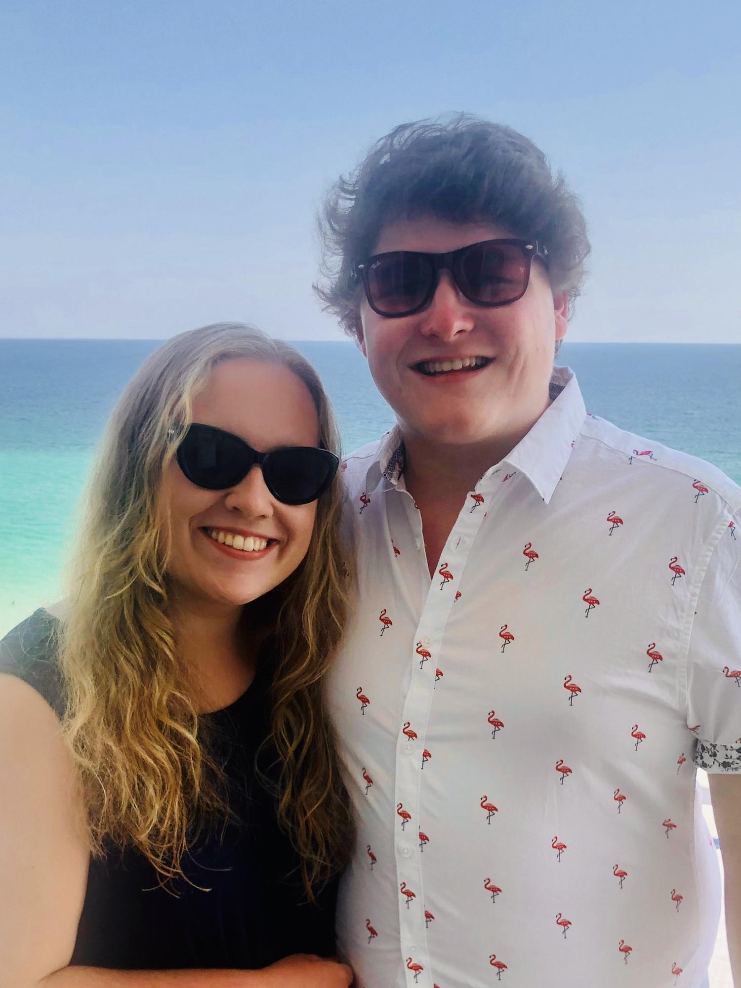 Our first long-distance trip (and flight together) to Destin, Florida with Noah's family.