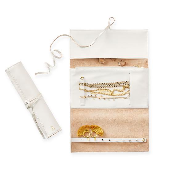 Leather Jewelry Roll Up