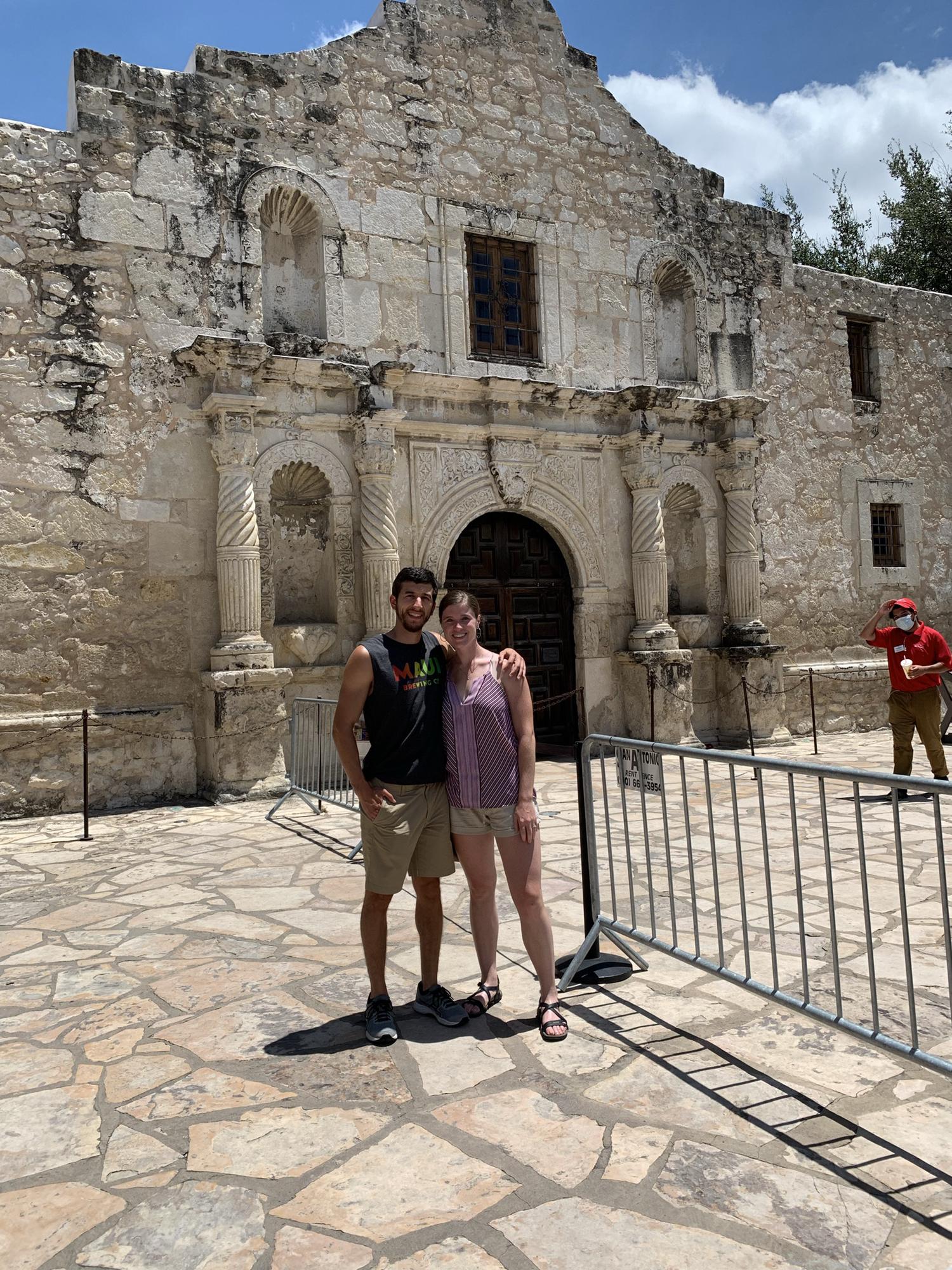 Second stop of our long distance engagement: San Antonio, TX