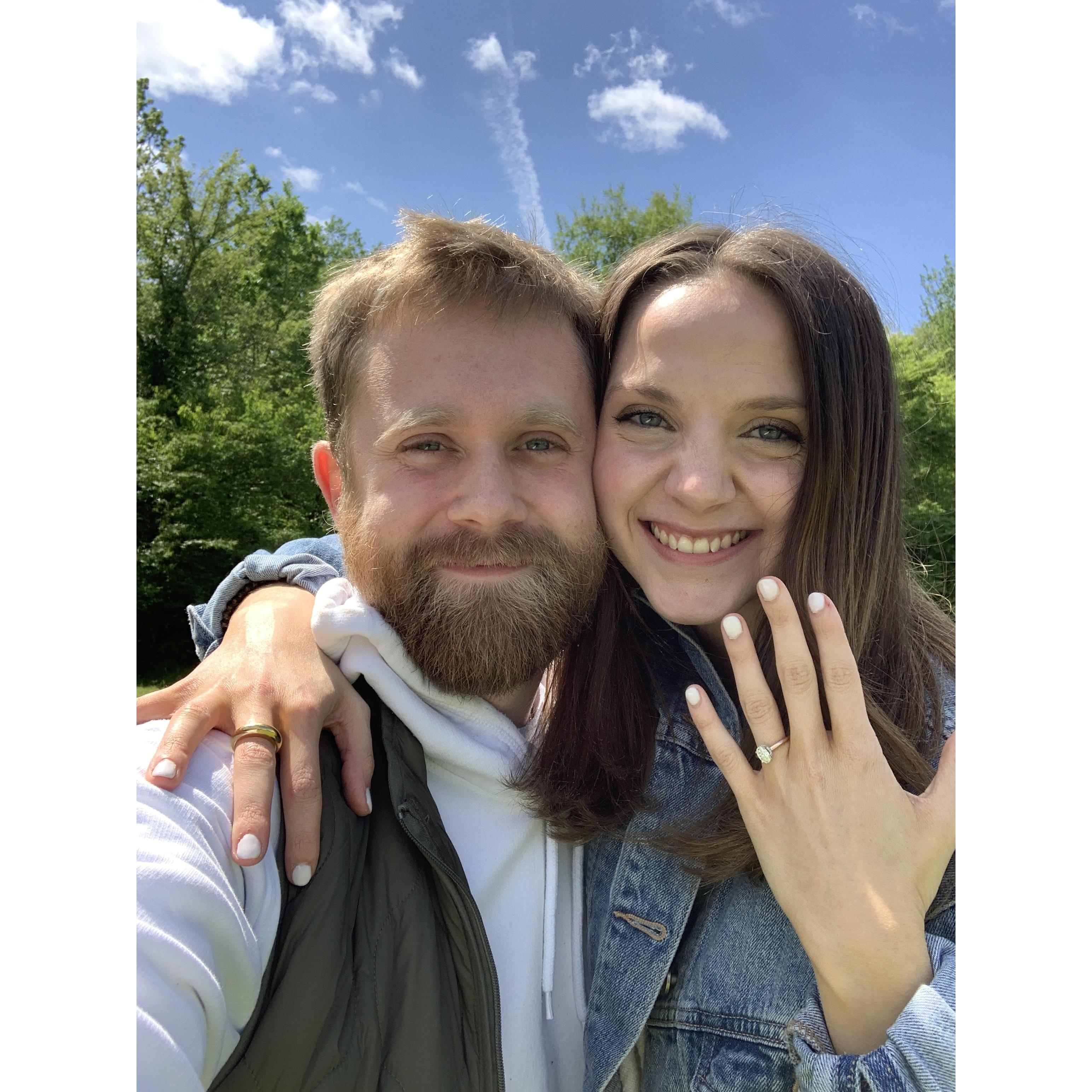 Right after we got engaged!
