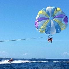 Parasailing on our Honeymoon
