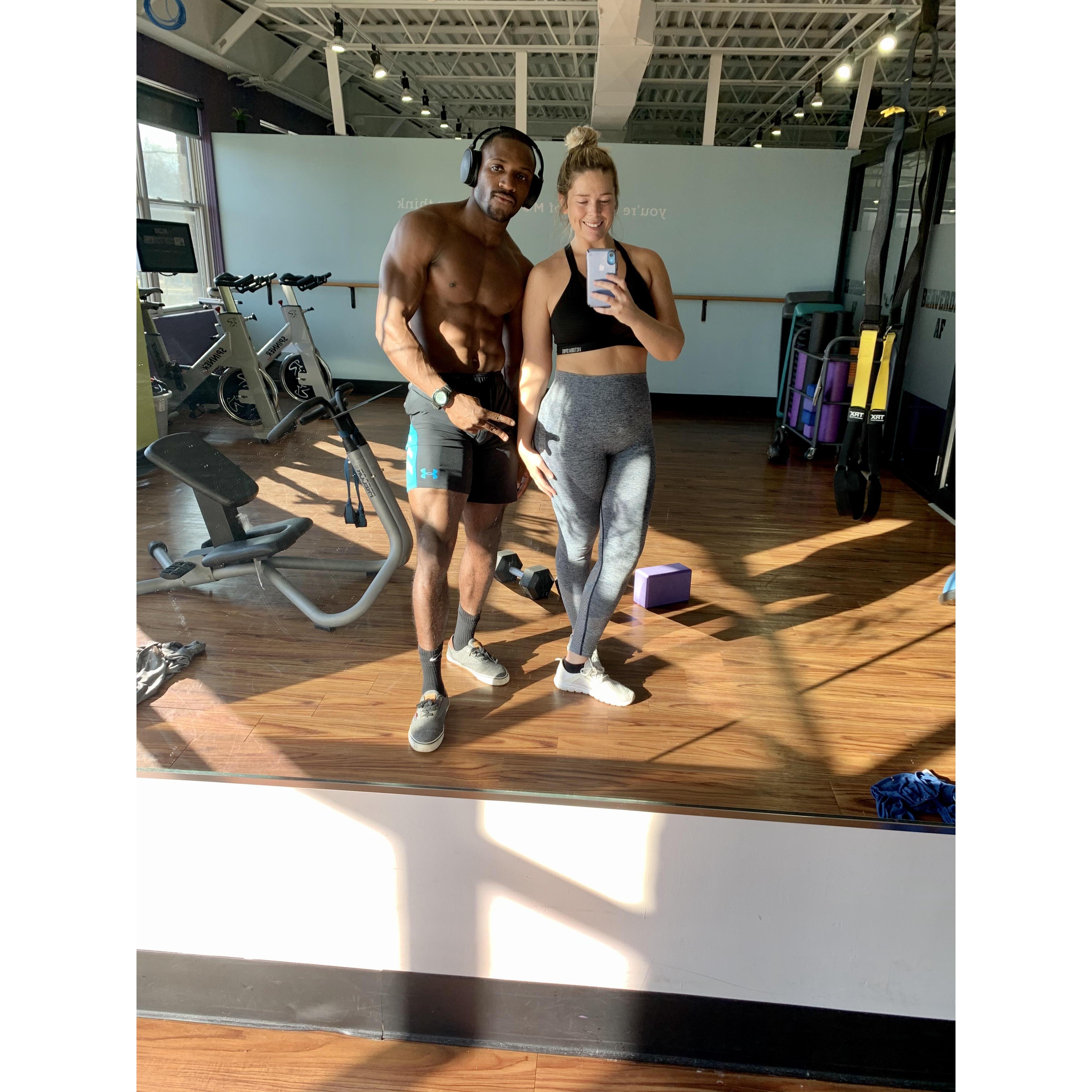 We've always bonded over our love for fitness.