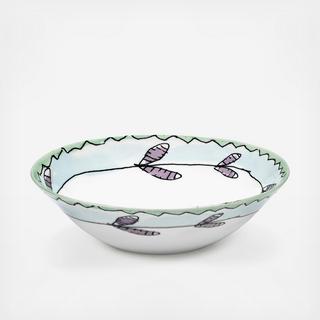 Midnight Flowers Blossom Medium Low Bowl by Marni, Set of 2