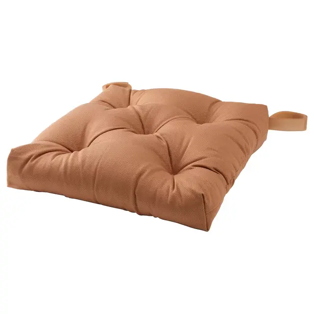 MALINDAChair pad, light brown16/14x15x3 "