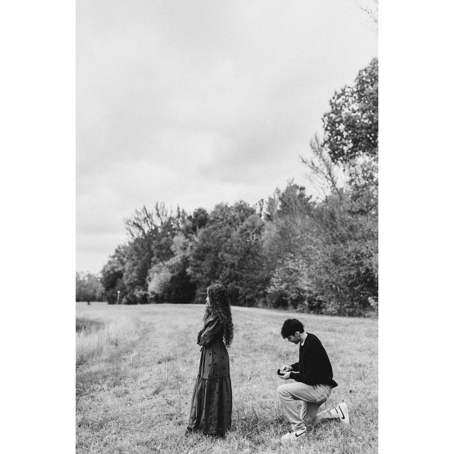 Right before I said yes!