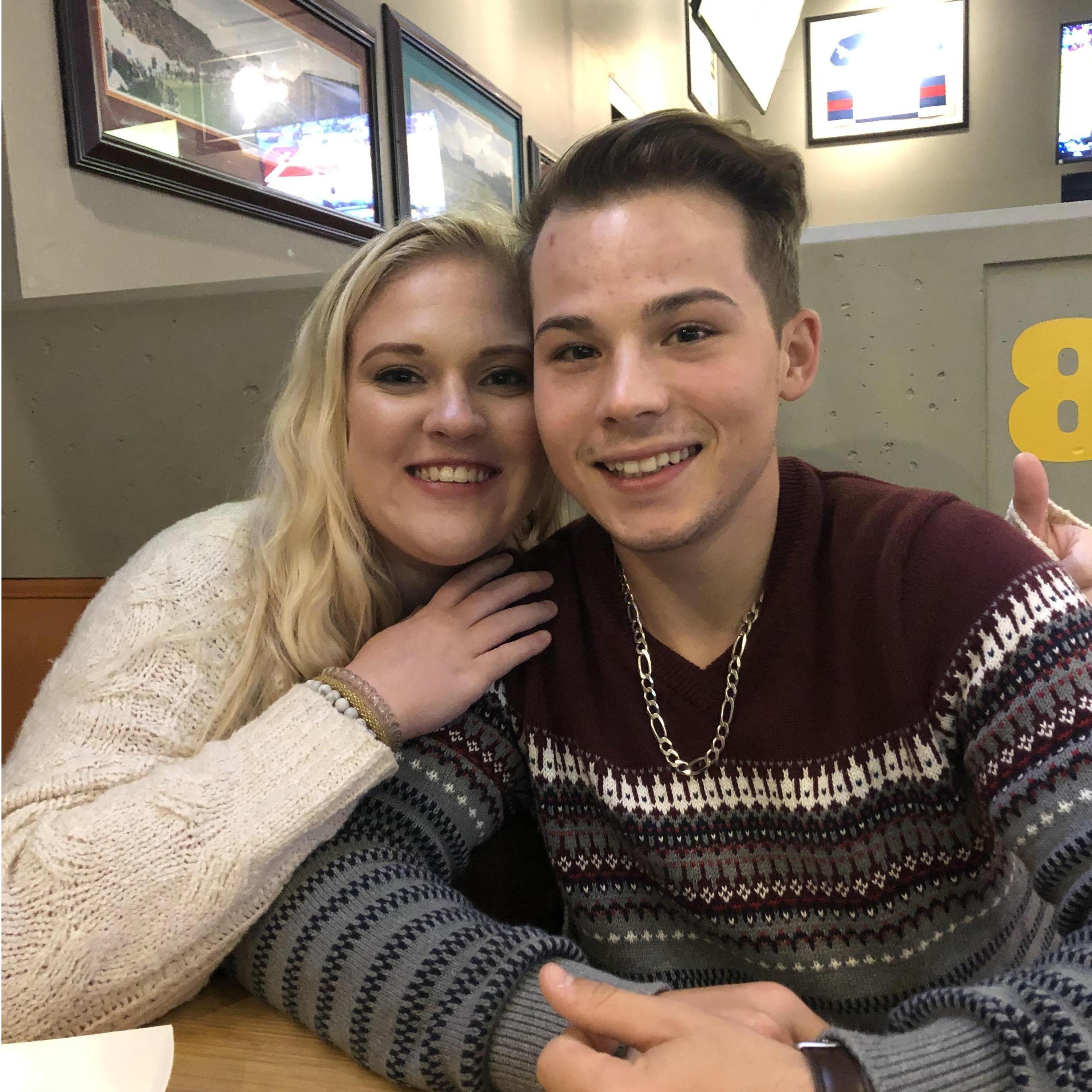 at our favorite restaurant.. Buffalo Wild Wings!