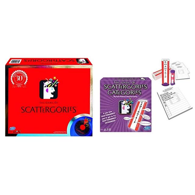 Winning Moves Scattergories 30th Anniversary Edition, Brown & Scattergories Categories - A Fun Twist on The Fast-Thinking Original - 2 or More Players - Ages 12 and Up