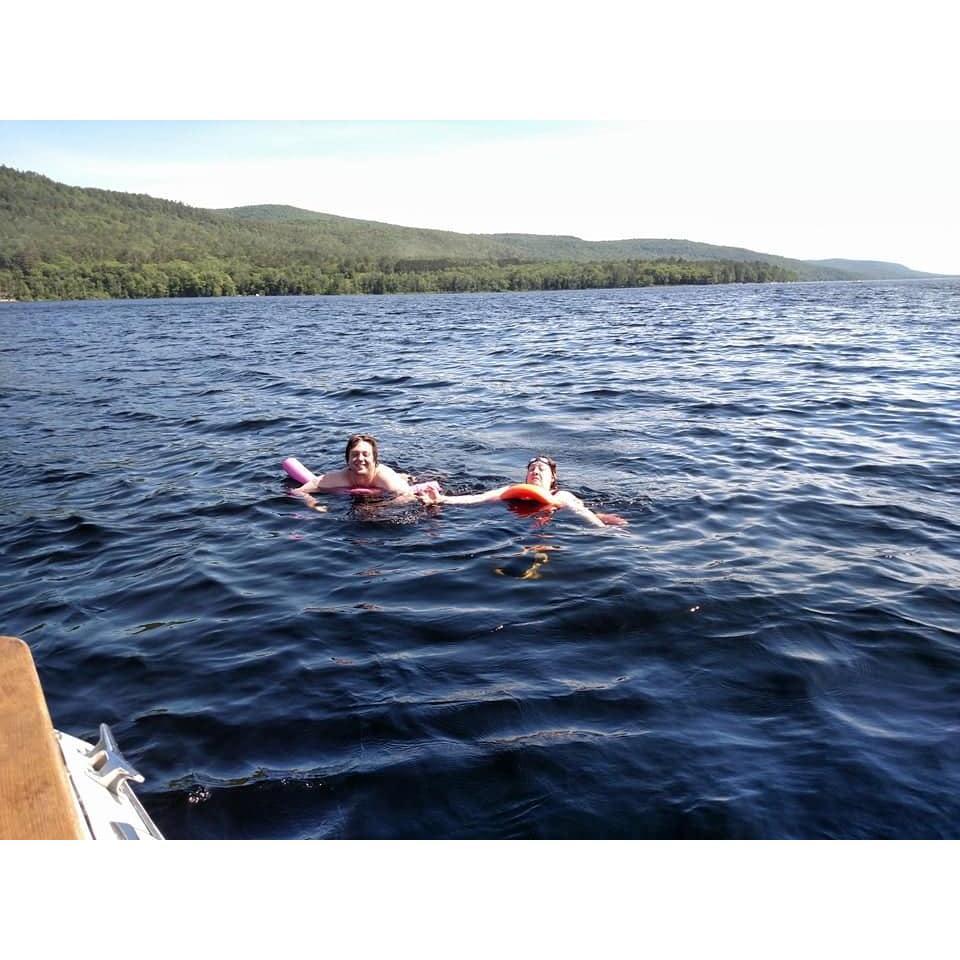 Swimming in a lake in New York! 2018