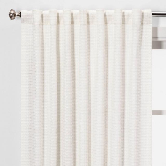 84"x54" Light Filtering Honeycomb Curtain Panel White - Threshold™