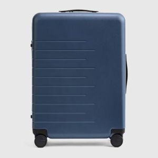 Navy Medium Check-In Suitcase
