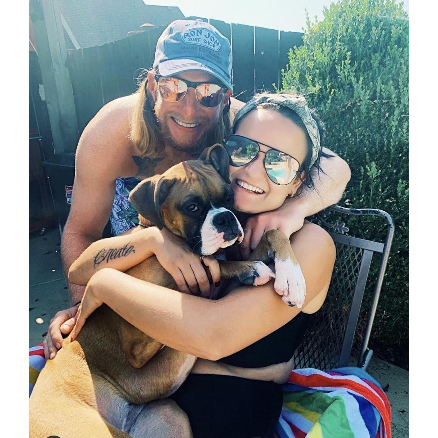 Our best girl, Rowan. Our little family of 3.